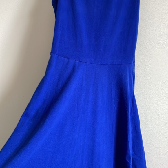 3/$15 Forever 21 Royal Blue Skate Mini Dress with Flowy Skirt, worn once, Size S - Picture 2 of 5